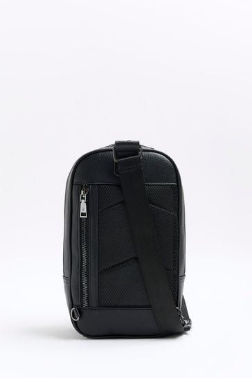 Buy River Island Black Pebbled Cross Body Bag from Next Luxembourg