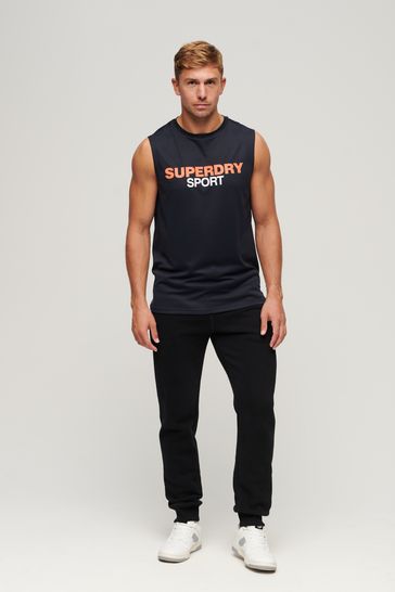 Buy Superdry Blue Sport Active Vest Top from Next Netherlands