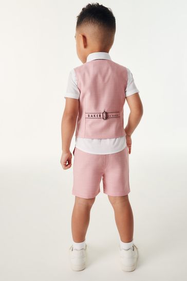 Buy Baker by Ted Baker Shirt Waistcoat and Short Set from Next USA