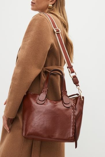 Tan grab discount bag