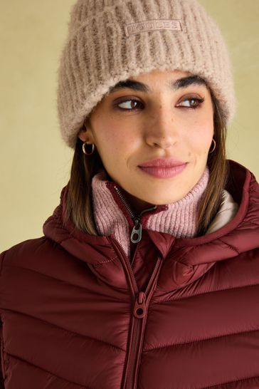 Buy Joules Kenley Dark Red Showerproof Padded Coat with Hood from Next Netherlands