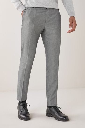 Gray skinny suit top