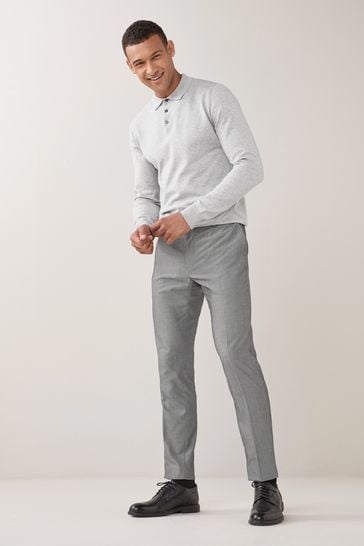 Buy Light Grey Skinny Fit Suit Trousers from Next USA