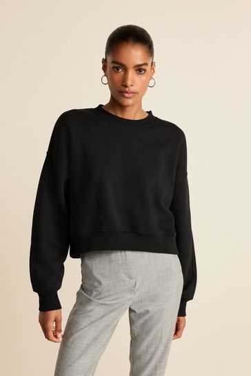 Next black sweatshirt clearance