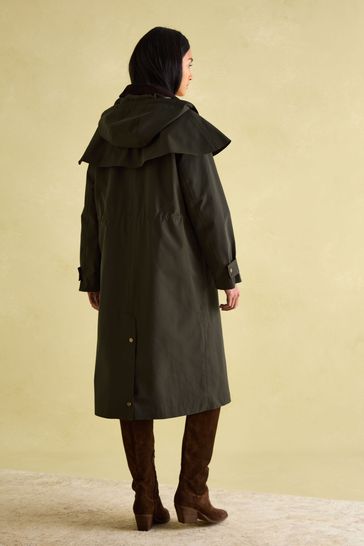 Joules khaki coat clearance