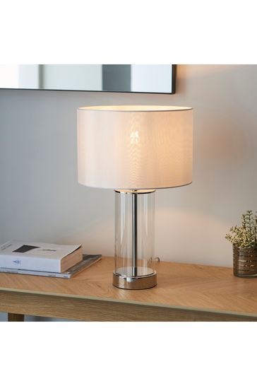 Gallery Home Silver Saint Table Lamp