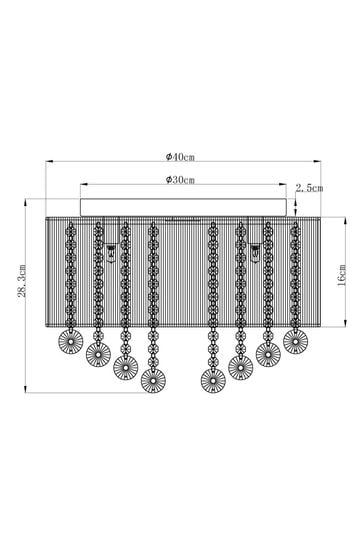 Next palazzo ceiling on sale light