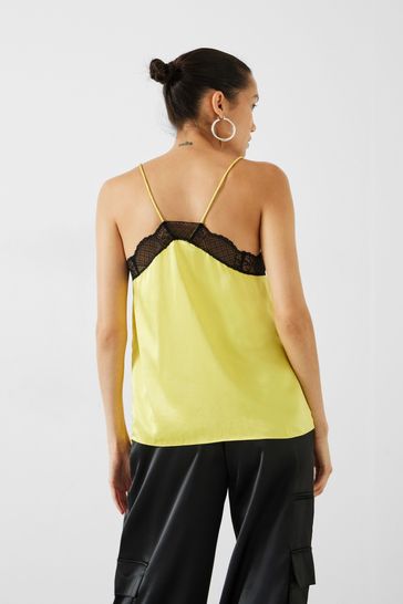 Yellow lace camisole new arrivals
