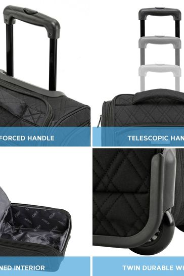 Canvas carry on luggage with wheels sale