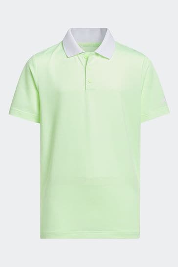 Buy adidas Golf Lime Green Stripped Polo Shirt from Next Taiwan