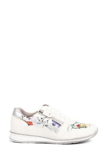 Pavers top white trainers