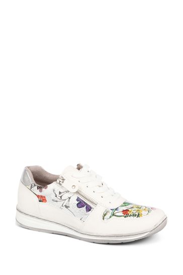 Buy Pavers Lightweight Lace Up White Trainers from Next Ireland