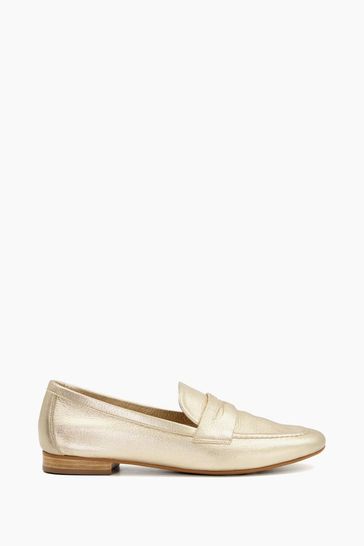 Dune gold clearance loafers