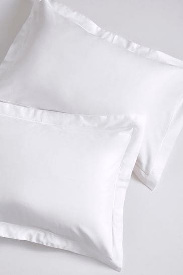 White 100 cotton pillowcases store