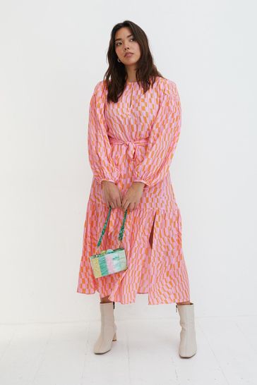 Oliver bonas pink dress sale