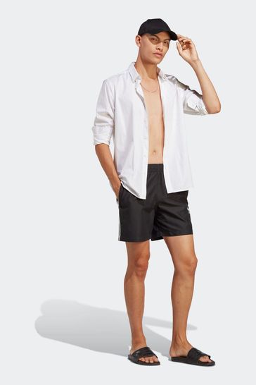 Buy adidas Black Performance Originals Adicolor 3 Stripes Swim