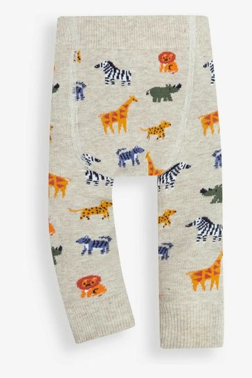 Buy JoJo Maman Bebe Natural Safari Knitted Leggings from Next Denmark
