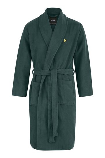 Buy Lyle and Scott Lucas Green Bathrobe from Next Canada