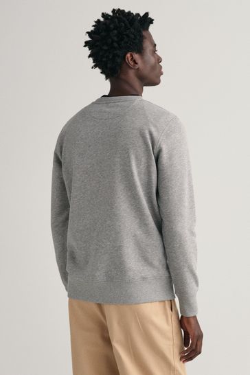 Gant shield crew sweatshirt clearance