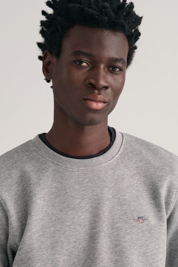 Gant shield crew sweatshirt shop