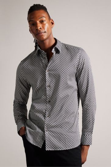 Ted Baker Laceby Geo Printed Shirt