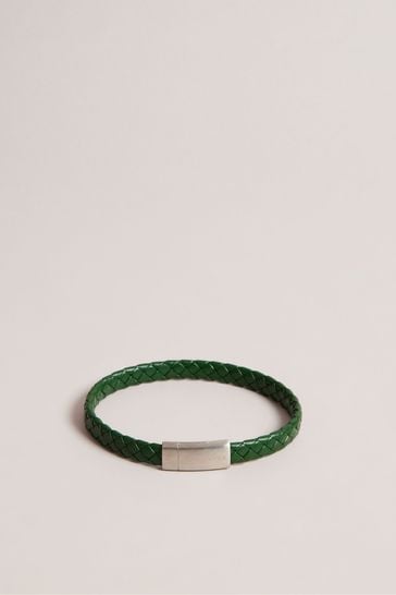 Ted Baker Bradly Green Woven Bracelet