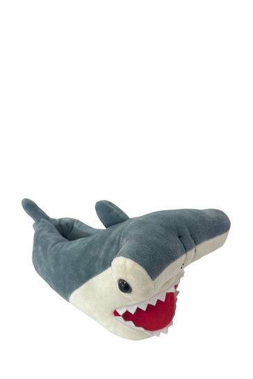 Buy Loungeable Grey Hammerhead Shark 3D Slippers from Next Poland