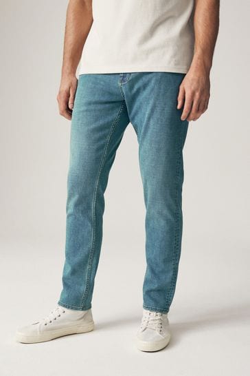 Blue Light Tint Lightweight Jeans
