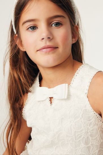 Buy Baker by Ted Baker Ivory Lace Occasion Dress from Next Netherlands