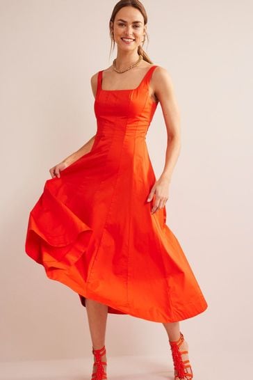 Boden orange outlet dress