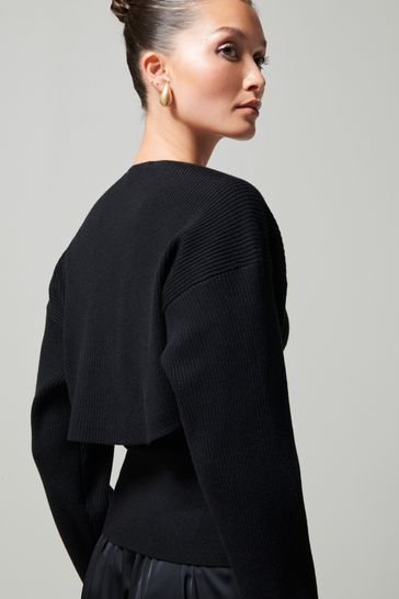 Buy Black Shrug And Boobtube Co ord Cardigan from Next Germany