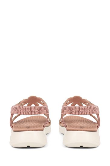 Buy Pavers Pink Embellished Flatform Sandals from Next Netherlands