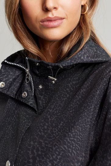 Black jacket with gray hood Clearance