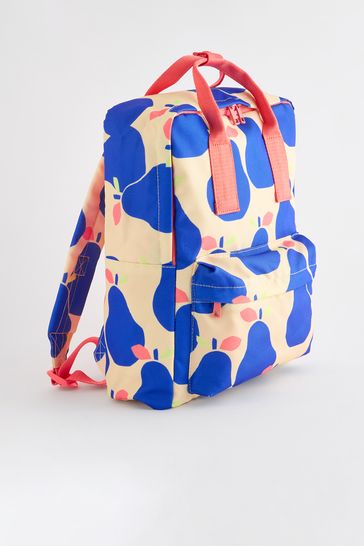 Blue Ecru Pear Double Handle Backpack