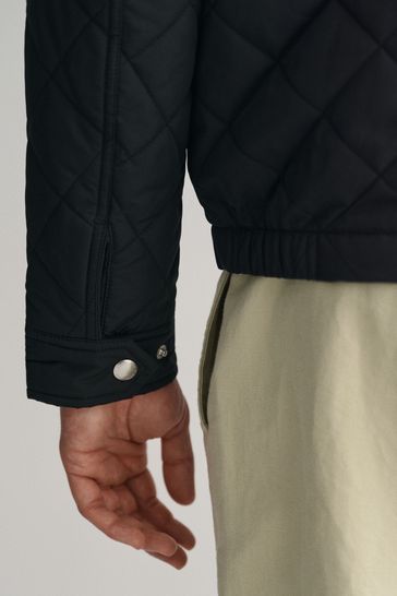 Buy GANT Black Quilted Windcheater Jacket from Next Luxembourg