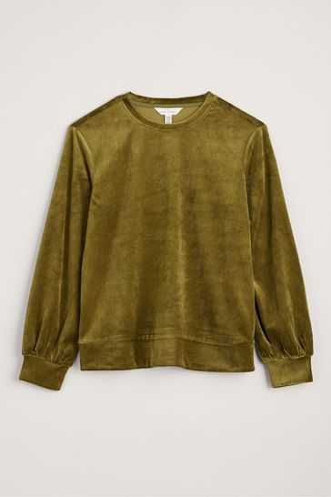 Buy Seasalt Cornwall Green Kowan Velour Sweatshirt from Next