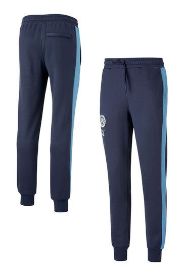 Puma Blue Manchester City FtblHeritage T7 Track Pants