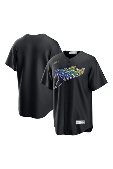 Black tampa 2025 bay rays jersey