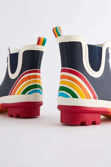 Buy Little Bird by Jools Oliver Navy Adults Rainbow Welly Boots from Next Netherlands
