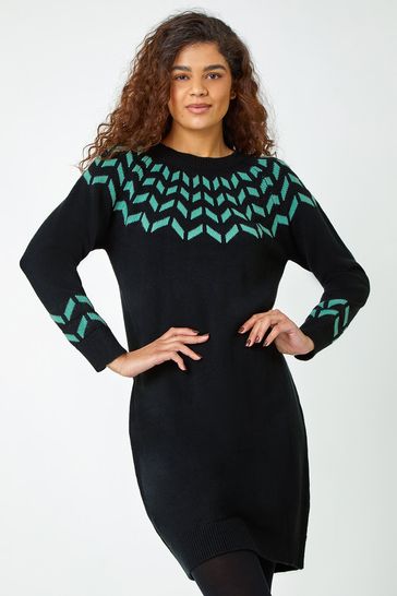 Chevron knit dress sale