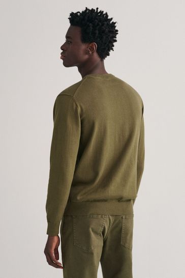 Gant cotton crew sale neck jumper