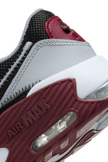 Nike Black Grey Red Air Max Excee Junior Trainers