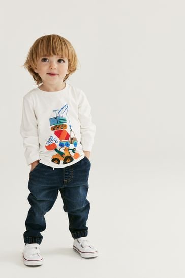 H & m long t shirt hot sale