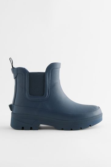 Buy Navy Blue Ankle Welly Boots from Next Netherlands