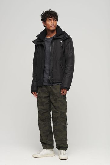 Black cheap windcheater jacket