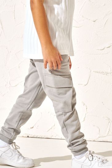 Gray discount cargo joggers