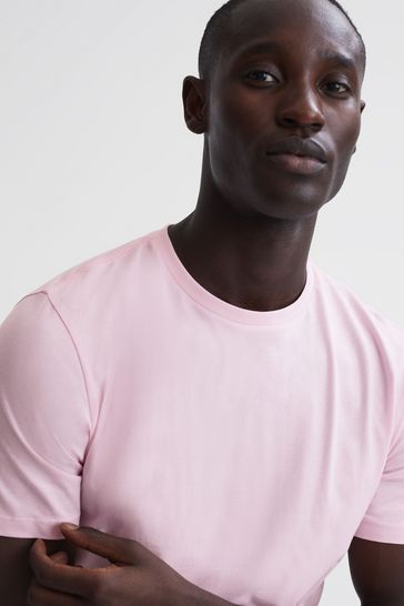 Pale pink t shirt mens hot sale