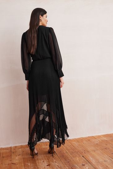 Sheer skirt new arrivals midi dress