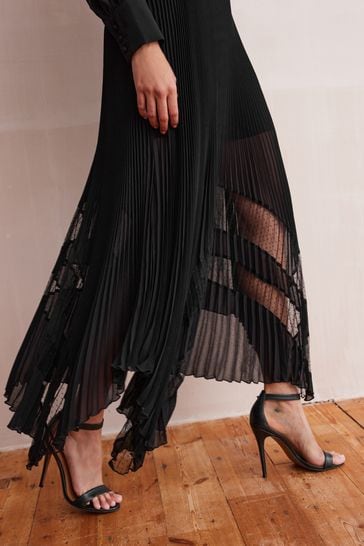 Black sheer skirt clearance