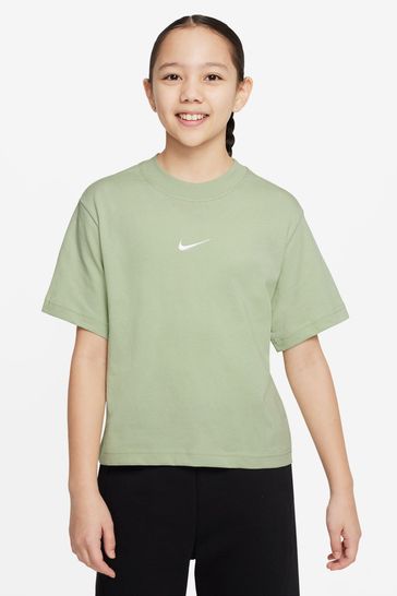 Nike Pale Green Oversized Essentials Boxy T-Shirt